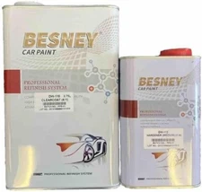 HIGH GLOSS & SOLIDS PROFESSIONAL CLEAR COAT GALLON WITH MEDIUM ACTIVATOR 4:1