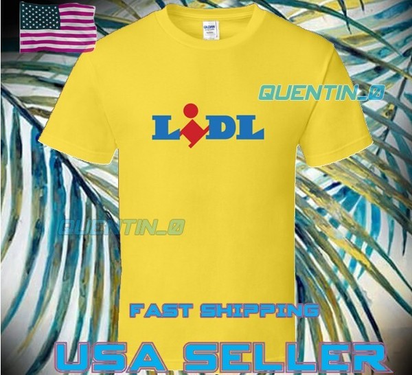 CAMISA NUEVA PREMIUM RETRO LIDL LOGOTIPO SUPERMERCADO CAMISETA DIVERTIDA UNISEX TALLA S A 5XL