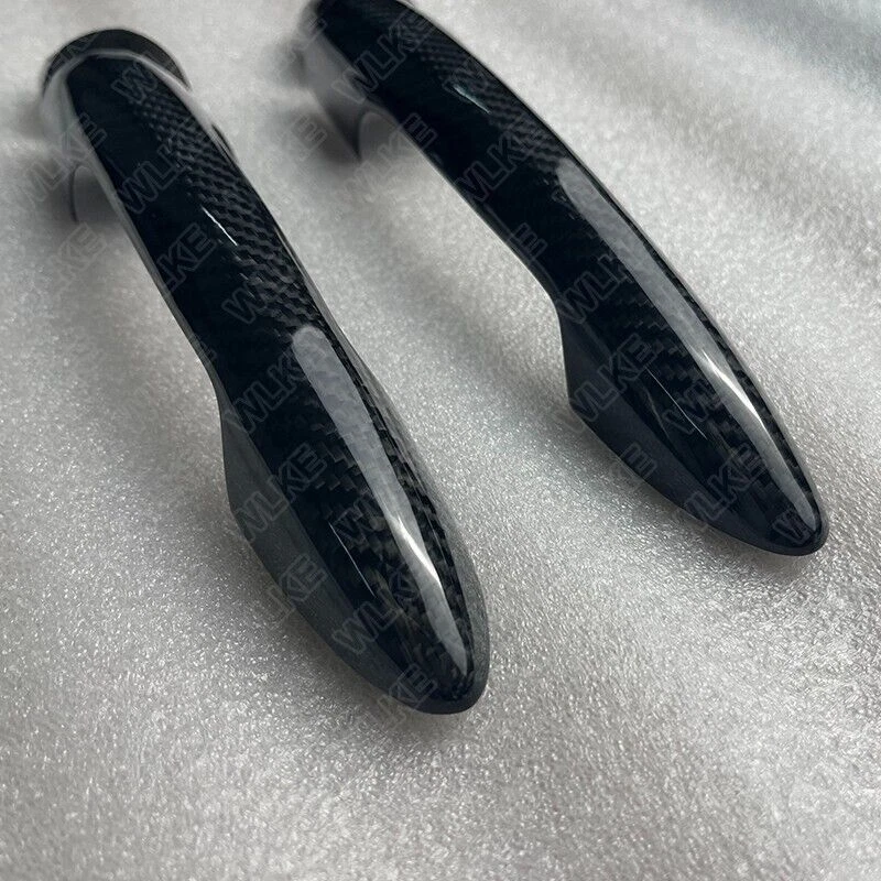 DRY Carbon Fiber Outer Door Handle Cover Trim for Alfa Romeo Giulietta 2012-2021 - Image 4 of 4