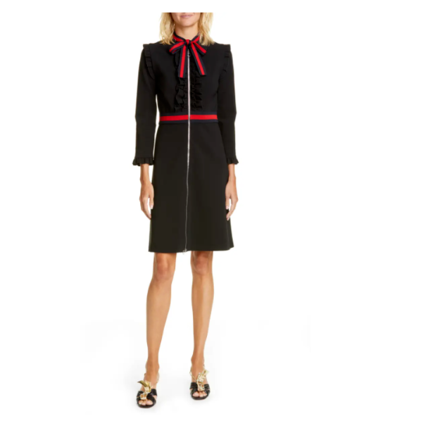 gucci green dress with red ribbon Gucci men’s green red ribbon brown leather shoes