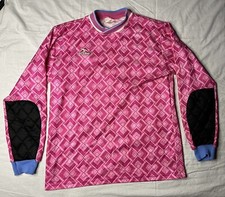 Score Soccer Jersey Adult Size Medium Diamond Pink Long Sleeve Vintage 1990s