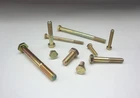 Hex Bolts 10.9 Yellow Zinc Plated Various Sizes DIN 933 DIN 931 M6 - M14