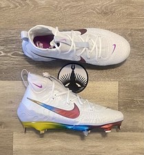 Nike Alpha Huarache NXT Rainbow Baseball Cleats DJ6517-106 Men's Size 12.5