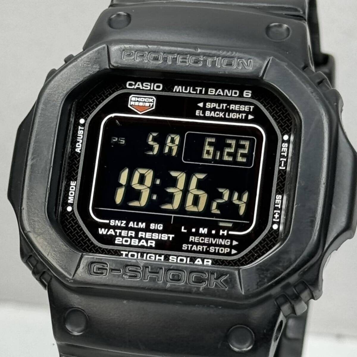 CASIO G-Shock GW-M5610 Series Tough Solar Radio Reception Black