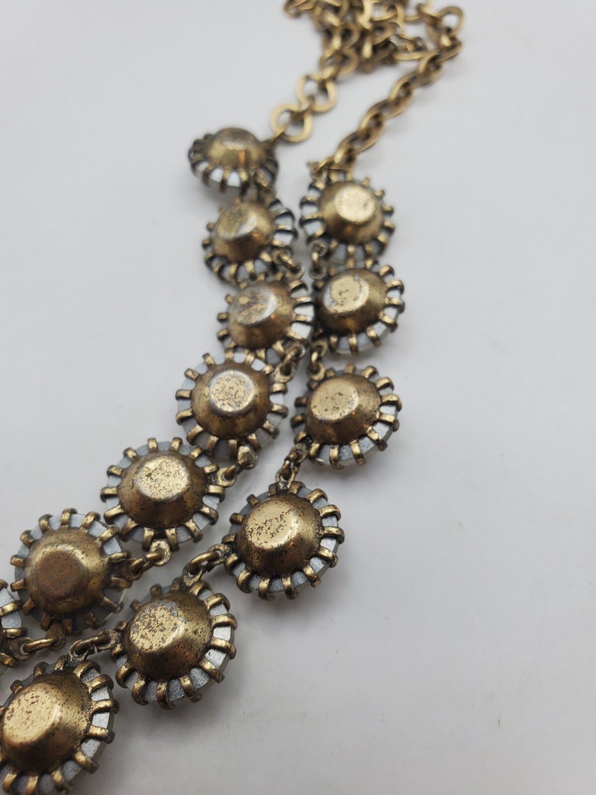 J. Crew Gold Tone Venus Flytrap Clear Rhinestone … - image 8