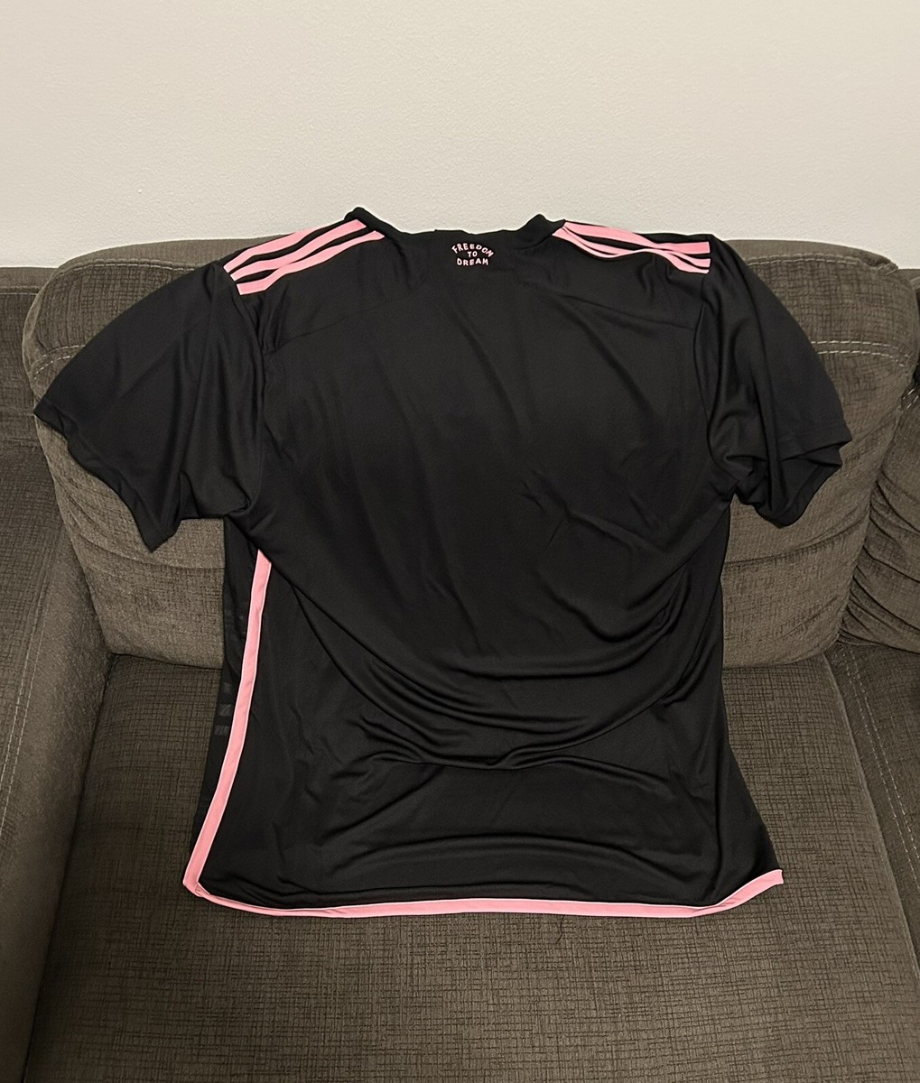 Adidas Authentic Inter Miami 2024 Blank Black Soccer MLS Jersey