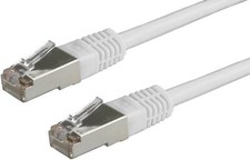 Image of ROLINE Cat.5e FTP Patch Cable (Class D), RJ-45 Connectors, Length 1 Meter, Grey