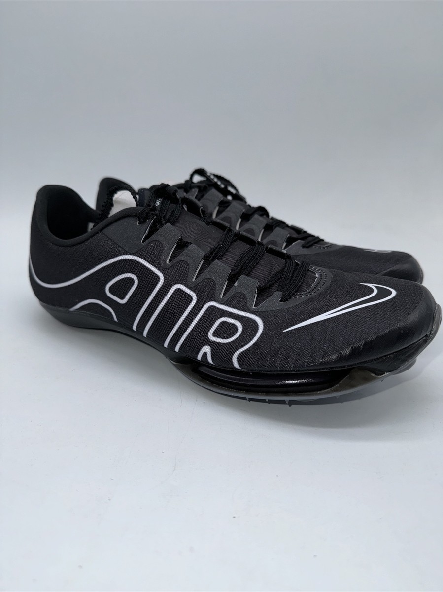 Nike Air Zoom Maxfly More Uptempo Black White Track Spikes