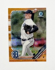 2019 Bowman Chrome Prospects Orange Shimmer Refractor /25 Matt Manning #BCP-85