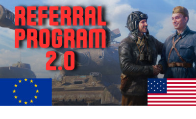 Referral program WoT (World of Tanks boost), deliavery time 15-20 day's