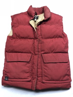 Altra Puffer Down Vest Boulder Colorado USA Rust Color XS