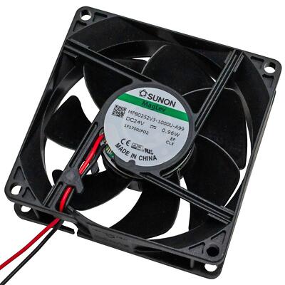 Lüfter 24V DC 0,96W 80x80x25mm 56,1m³/h 2600U/Min 56,1m³/h Sunon MF80252V31000UA