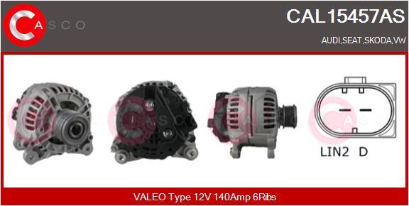 Casco Lichtmaschine Generator 140A 12V FüR VW Tiguan 2.0 TDI 4Motion 1.4 1.2-image