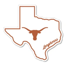 Texas Longhorns Weather Resistant Vinyl Die Cut Sticker Decal 07
