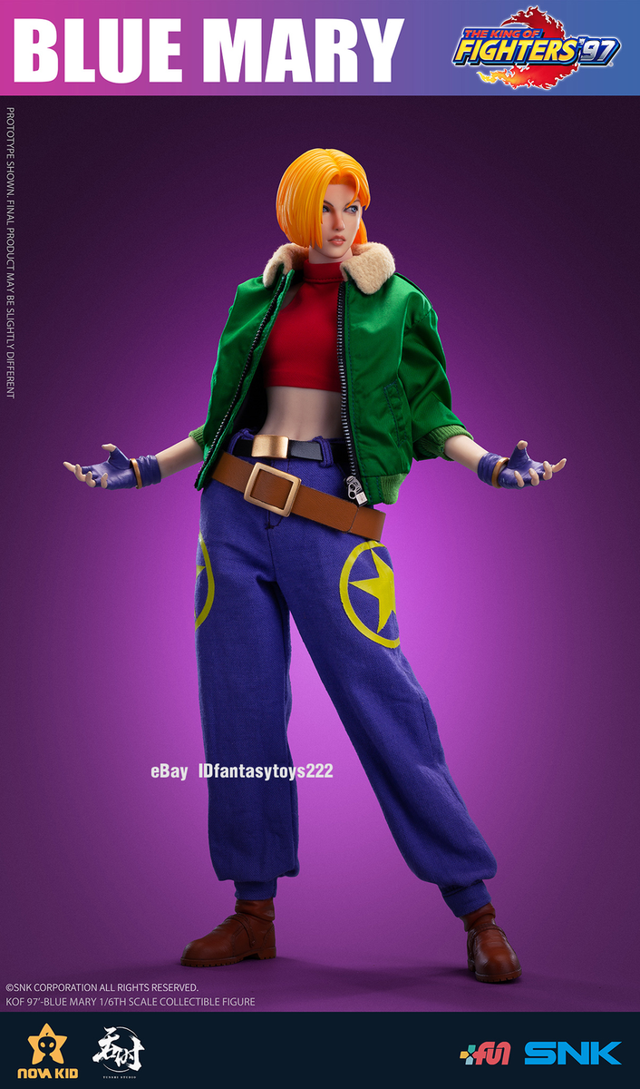 Tunshi Studio 1/6 The King Of Fighters 97 Blue Mary ACTION Figure