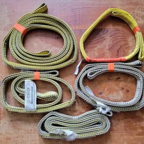 Liftex Nylon Sling Set - EE291 - 5 pieces - 3 to 10 ft