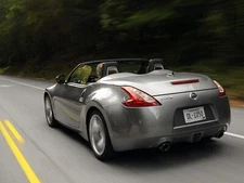 Cars nissan 370z roadster us spec Desk Mat Stitched