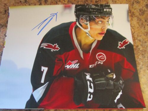 TY HALABURDA SIGNED 8X10 VANCOUVER GIANTS 2020 BANTAM DRAFT 32ND OVERALL (B) - Picture 1 of 2