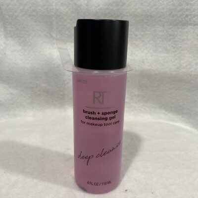 Real Techniques Brush + Sponge Cleansing Gel for Makeup Tool Care 4 fl oz