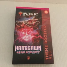 New Magic the Gathering Kamigawa Neon Dynasty Red Theme Booster - 35 Cards