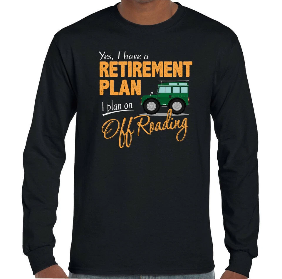 Über -roading Pension Plan Herren Lustige 4X4 T-Shirt 90 Svx Straße - Bild 1 von 1