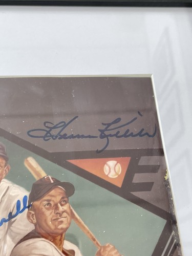5x Baseball HOF Signatures 7.5x9.5” Killebrew, Aparicio, Drysdale, Reese, Ferrel - Picture 5 of 8