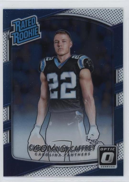 2017 Donruss Optic Rated Rookie Christian McCaffrey #168 11ff