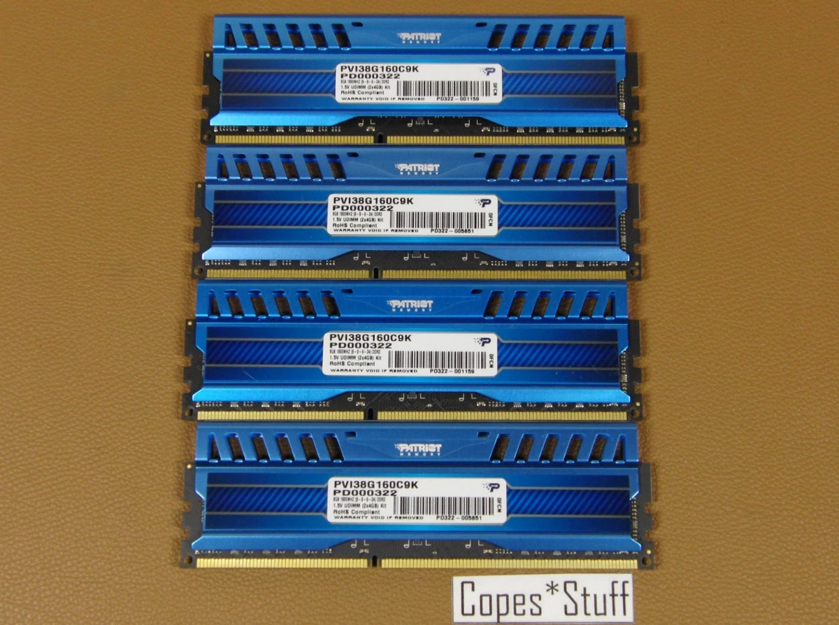 Patriot Memory DDR3 SDRAM for sale | eBay