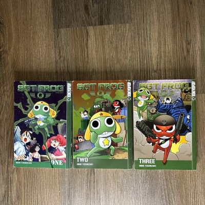Sgt. Frog Vol. 1-3 1 2 3 Book 2004 Paperback Tokyopop Mine Yoshizaki Manga