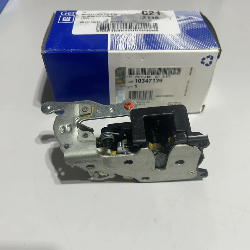 NOS 2005-09 Chevy Uplander RH Sliding Door Pass Side Door Latch GM 10405415 OEM - Image 3 of 3