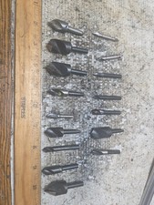 LOT OF 16 ASSORTED HSS COUNTERSINKS #2 TO FORD 5/8 × 120° FORD, BRUBAKER, DOALL