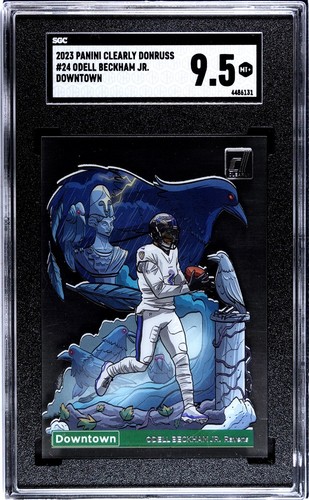 2023 Clearly Donruss Odell Beckham Jr. Downtown #24 SGC 9.5 Mint+