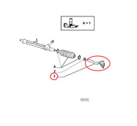 Querlenker Lenksystem Rechts Original Fiat Palio Siena Strada 46456660