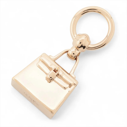 Hermès Mini Kelly Twilly ring GP Gold