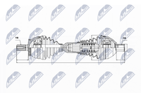 NTY Antriebswelle NPW-VV-047 FüR Volvo