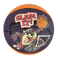 Vintage Looney Tunes Tasmanian Devil "Slam It" Basketball Warner Bros