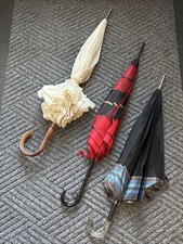 Lot Of 3 Antique Umbrellas