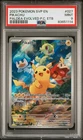 2023 Pokemon Paldea Evolved ETB Pikachu SVP 027 Promo Holo PSA 9 Label Error
