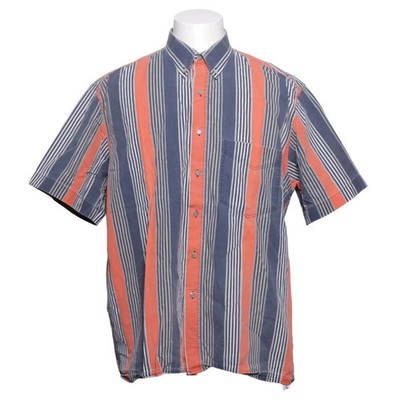 Sir Anthony, Kurzarmhemd, Größe: S, Sport Look, Blau/Orange/Weiß, Baumwolle #ulF