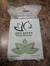 Zen Kitty Clumping Tofu Cat Litter, Green Tea Fragrance, 5.5lbs
