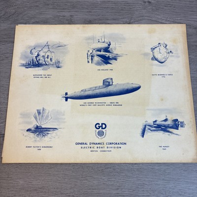 1961 General Dynamics 1st ATOMIC SUBS, GEORGE WASHINGTON 1st BALLISTIC READ
