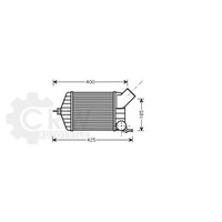 LadeluftküHler FüR Fiat Punto 1.9 JTD Bj.01-12