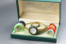 Vintage Gucci Change Bezel 11/12.2 12 Colors Women's Quartz Watch 26mm 1215351