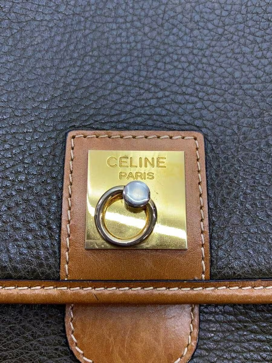 CELINE Shoulder Bag Leather GRN — image 5