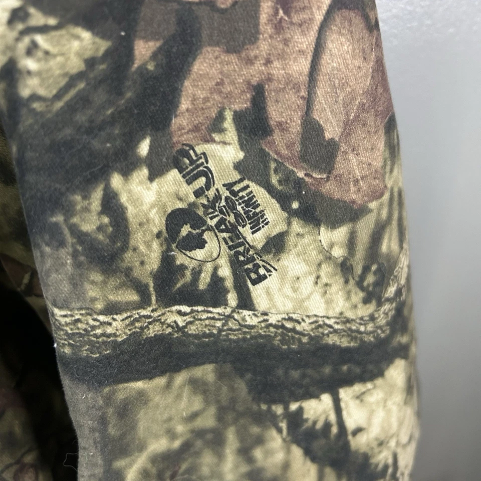 Vintage Russell Outdoors Mossy Oak Camo Camouflage Hooded Zip Up Jacket Size XL - Image 3 of 4