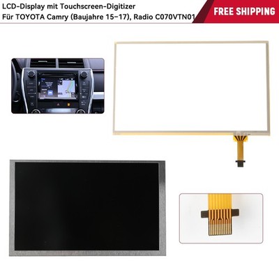 Für TOYOTA Camry 2015-2017 Autoradio 7'' LCD screen +Touch Digitizer  C070VTN01.0