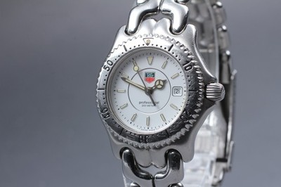 [NEAR MINT] TAG HEUER S/el WG1312-R0 White Dial 29mm Quartz Womens Watch JAPAN