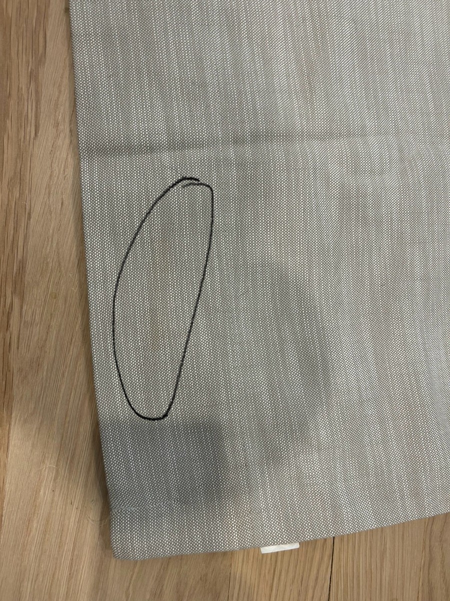 Lot de 2 rideaux 100 % occultants texturés en lin pour chambre à
