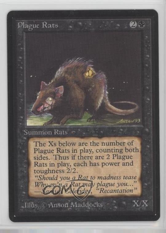 Plague Rats Magic: Limited Edition Beta 1993