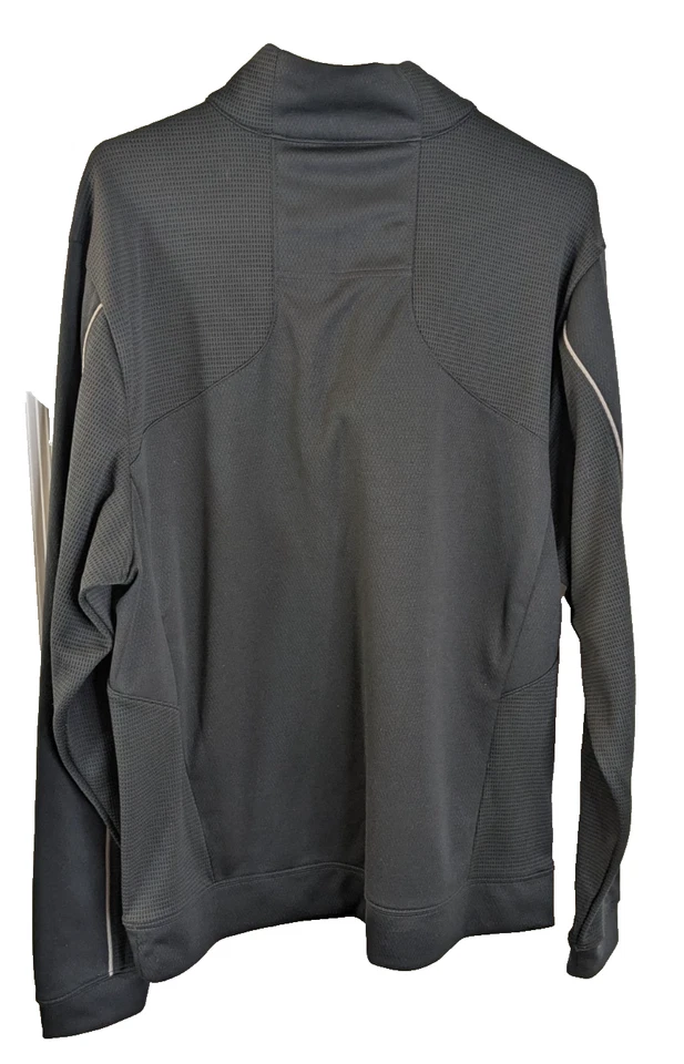 Cutter And Buck, Men's, 1/4 Zip Pullover, Black, Size L, New With Tags - Image 2 of 3